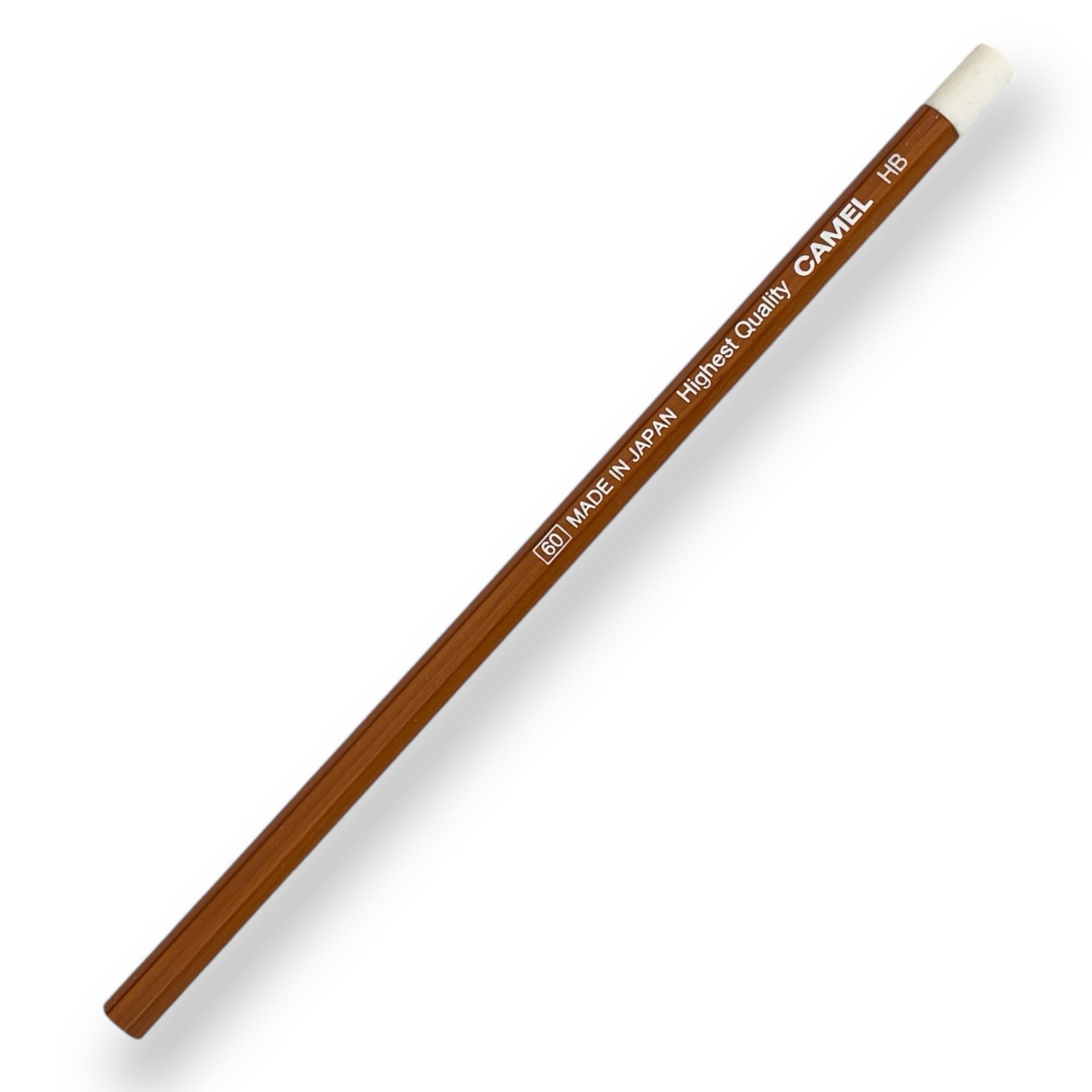 N2 Pencil, White Eraser. HB. Camel Pencil Company