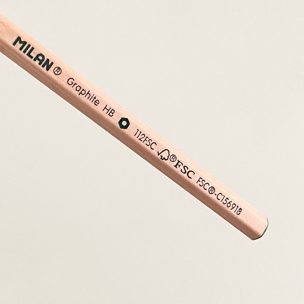 Natural Pencil. 112FSC. HB. Milan